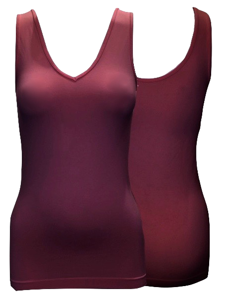 Reversible Fitted V-Neck, U-Neck Tank